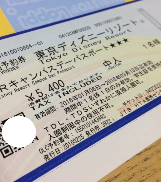 有効期限に注意！東京ディズニーランド・ディズニーシーのチケット 